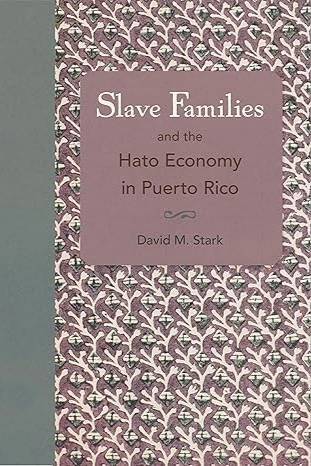 Slave Families and the Hato Economy in Puerto Rico